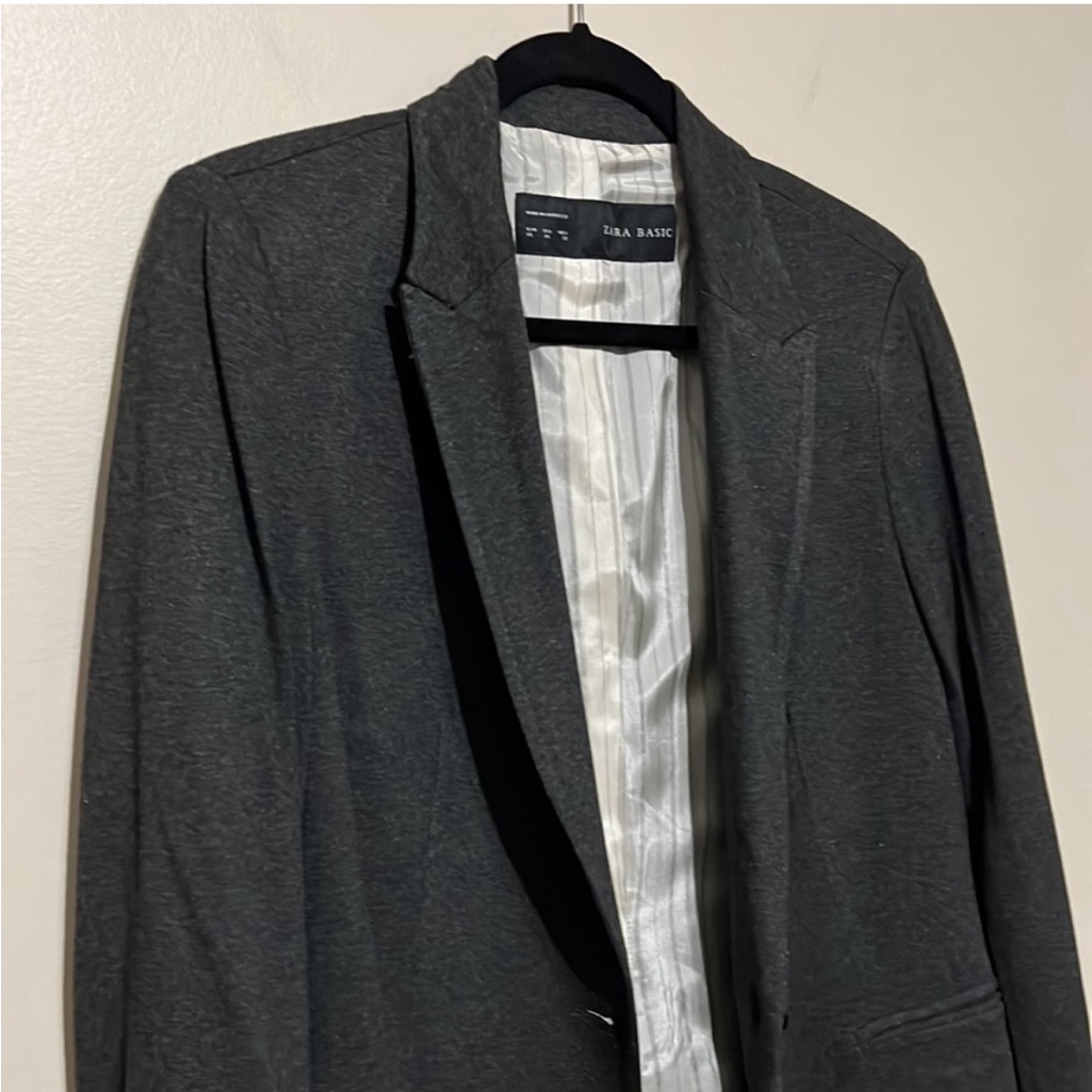 Zara Basic Gray Blazer